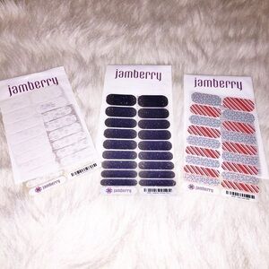 NWT 3 sets of Jamberry Nail Wraps Christmas